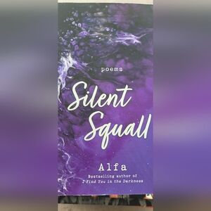 Purple 'Silent Squall' Poetry Book